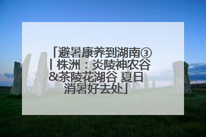 避暑康养到湖南③丨株洲：炎陵神农谷&茶陵花湖谷 夏日消暑好去处